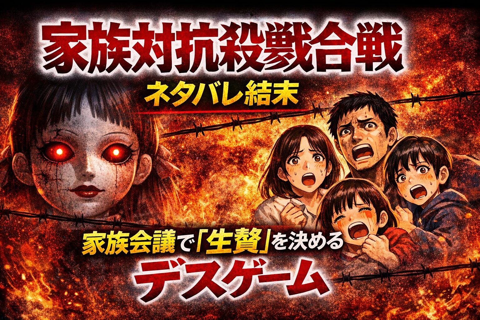 「家族対抗殺戮合戦」1話から最新話・結末までのあらすじネタバレ感想まとめ！