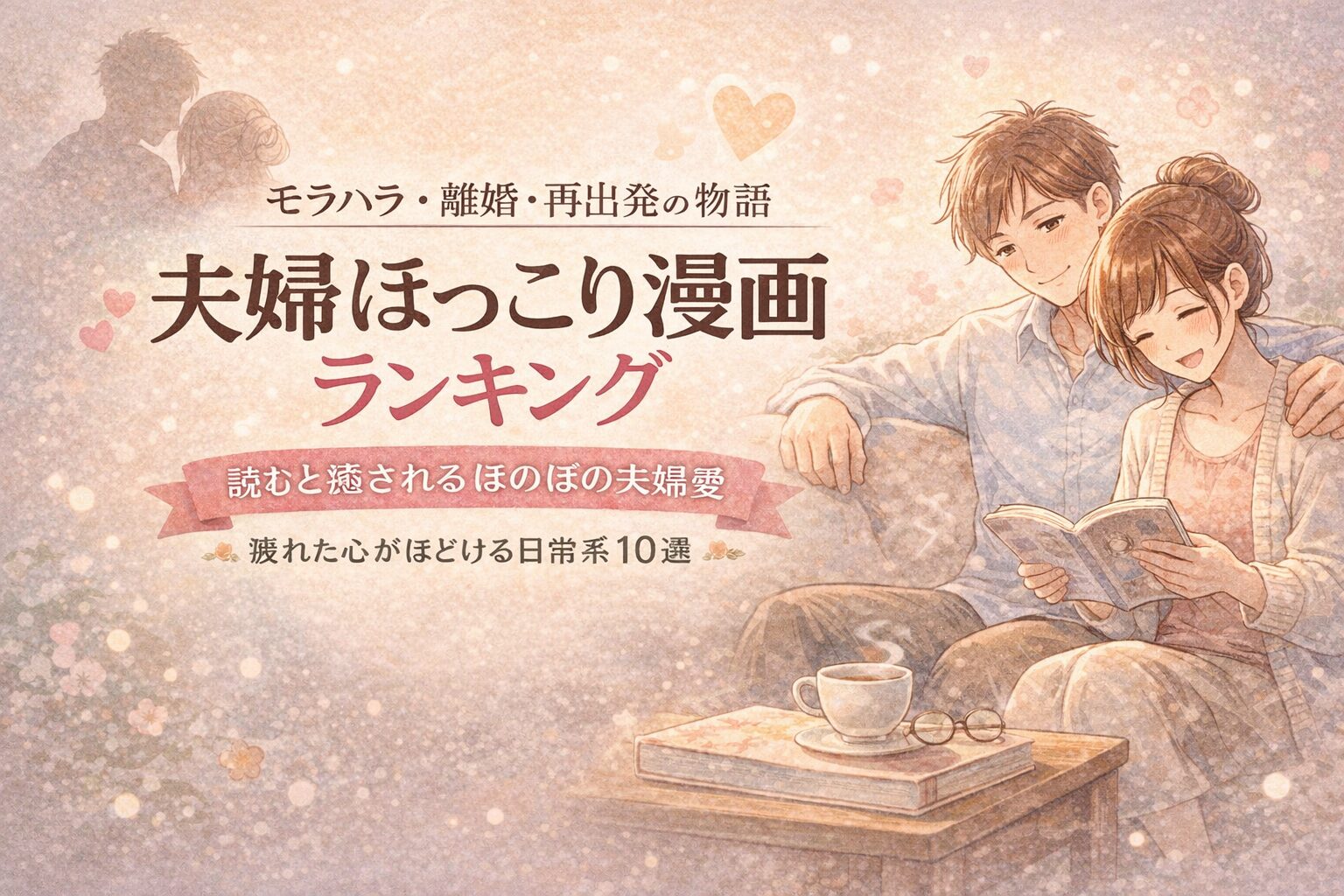 夫婦ほっこり漫画ランキング10選｜読むと癒される夫婦愛・日常系コミック