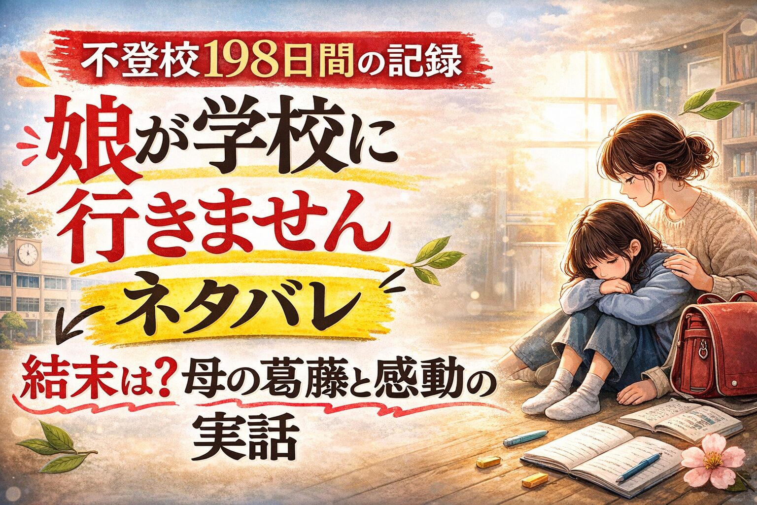 娘が学校に行きません ネタバレ結末｜198日間のあらすじと実話の真相