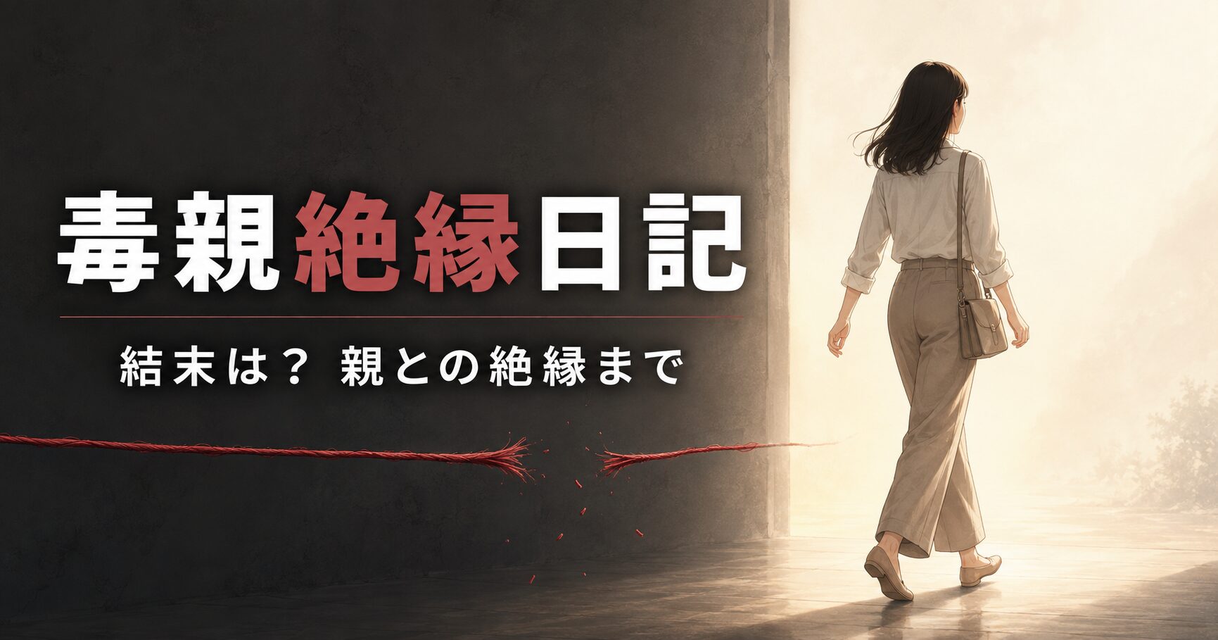 毒親絶縁日記の結末と親との絶縁まで