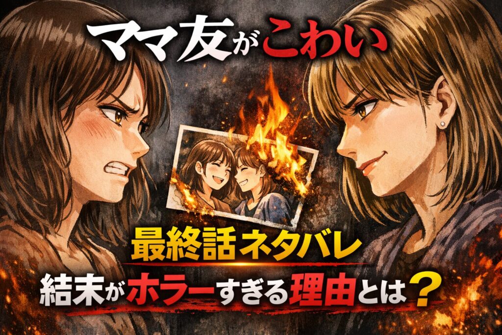 【完全ネタバレ】ママ友がこわいの最終話がホラーすぎる理由|結末の真相を解説