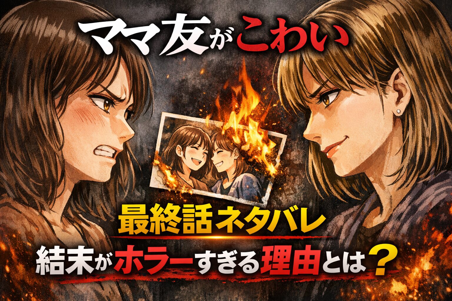 【完全ネタバレ】ママ友がこわいの最終話がホラーすぎる理由｜結末の真相を解説