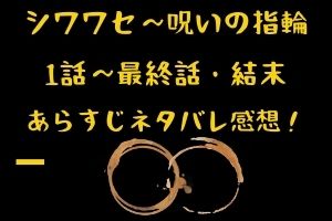 「シワワセ～呪いの指輪」1話～最終話・結末まであらすじネタバレ感想！