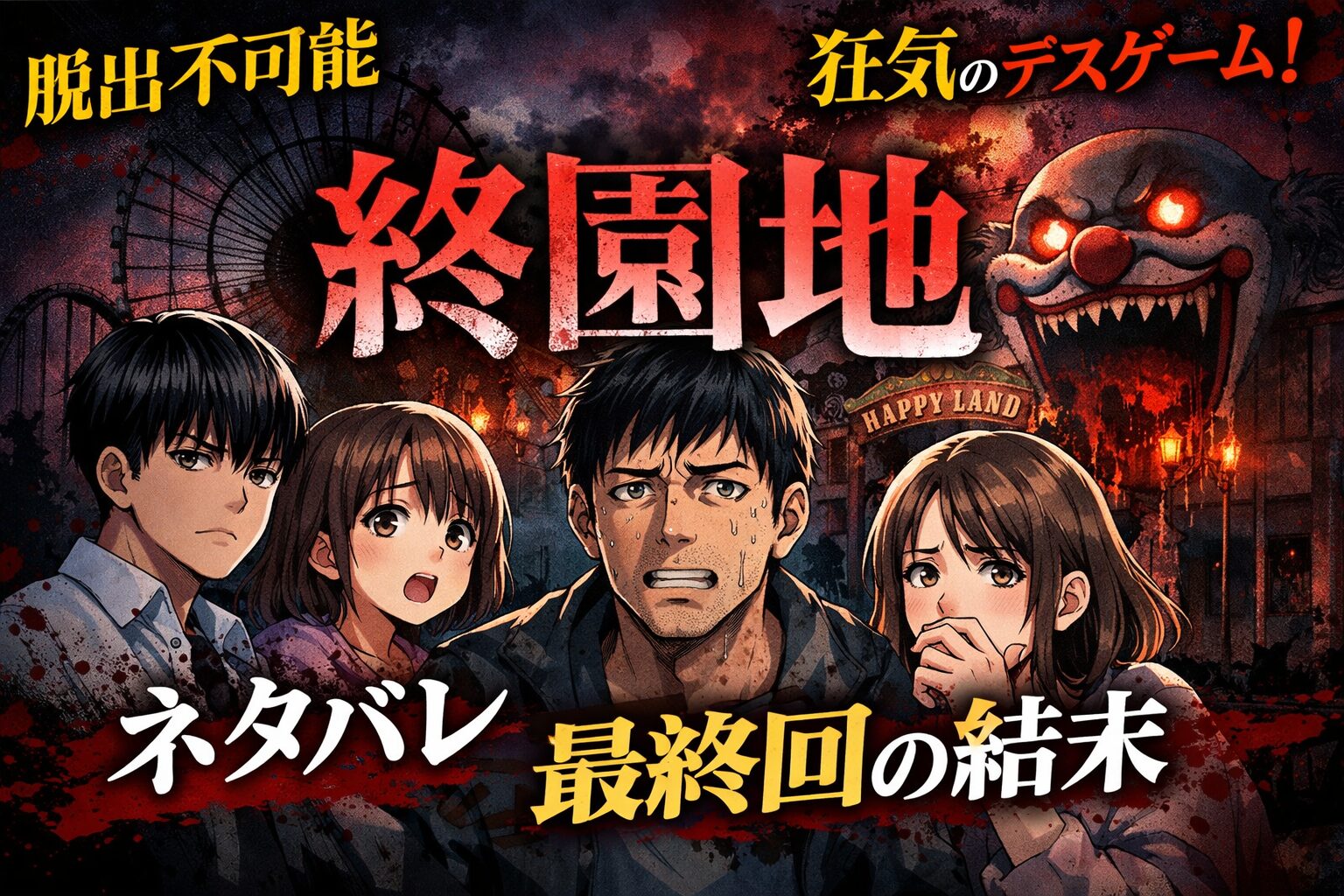 終園地ネタバレ全話まとめ！最終回の結末と黒幕を考察｜無料で読む方法も紹介