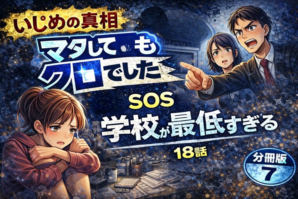 【マタしてもクロでした】分冊版7（18話）あらすじネタバレ感想｜娘の「居場所探し」といじめの真相