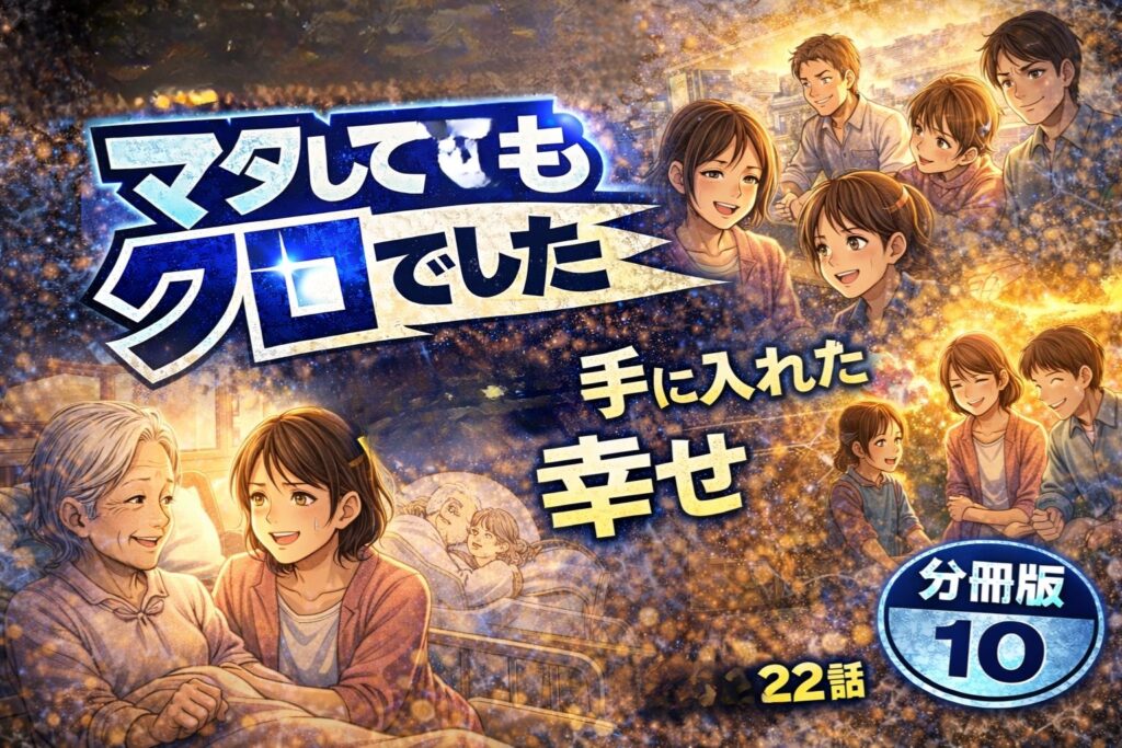 「マタしてもクロでした」分冊版10(最終話22話)あらすじネタバレ感想!結末が最高に良い理由