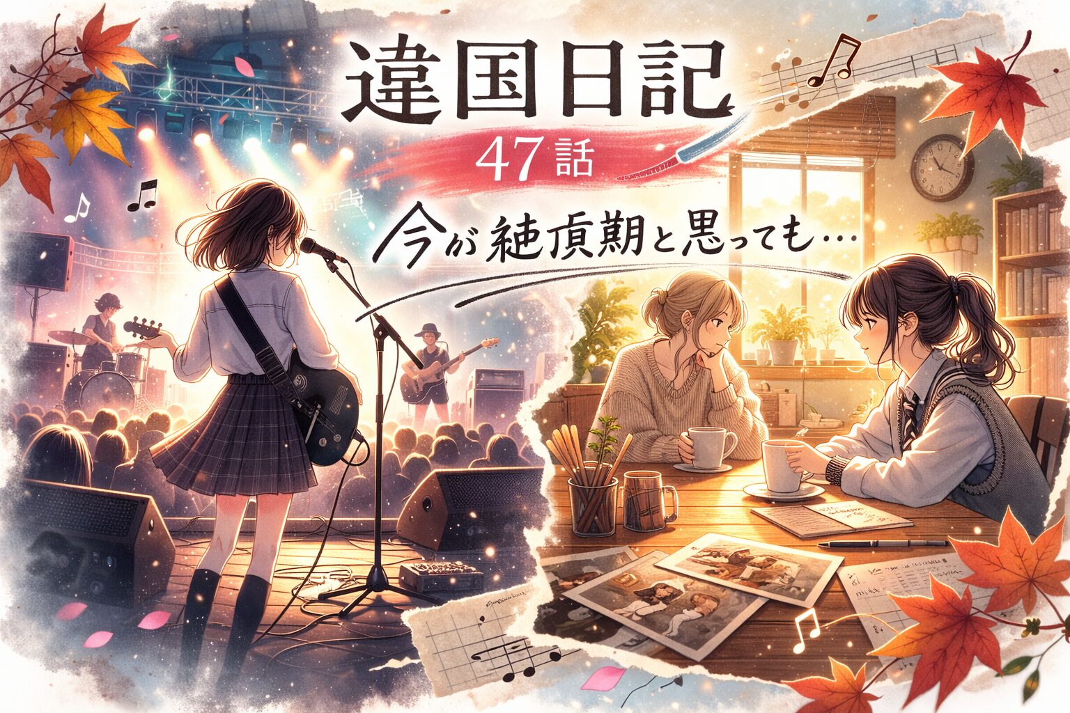 違国日記47話ネタバレあらすじ｜朝のミニ公演と槙生の高校時代