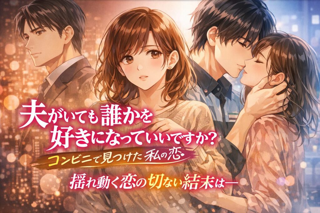【ネタバレ】夫がいても誰かを好きになっていいですか？コンビニ編の結末