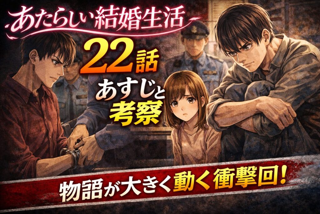 あたらしい結婚生活22話のあらすじと考察｜突然訪れた最悪の展開