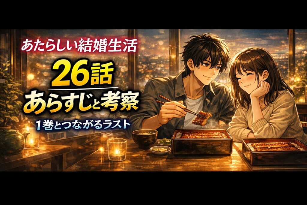あたらしい結婚生活26話（最終話）のあらすじと考察｜1巻とつながるラスト
