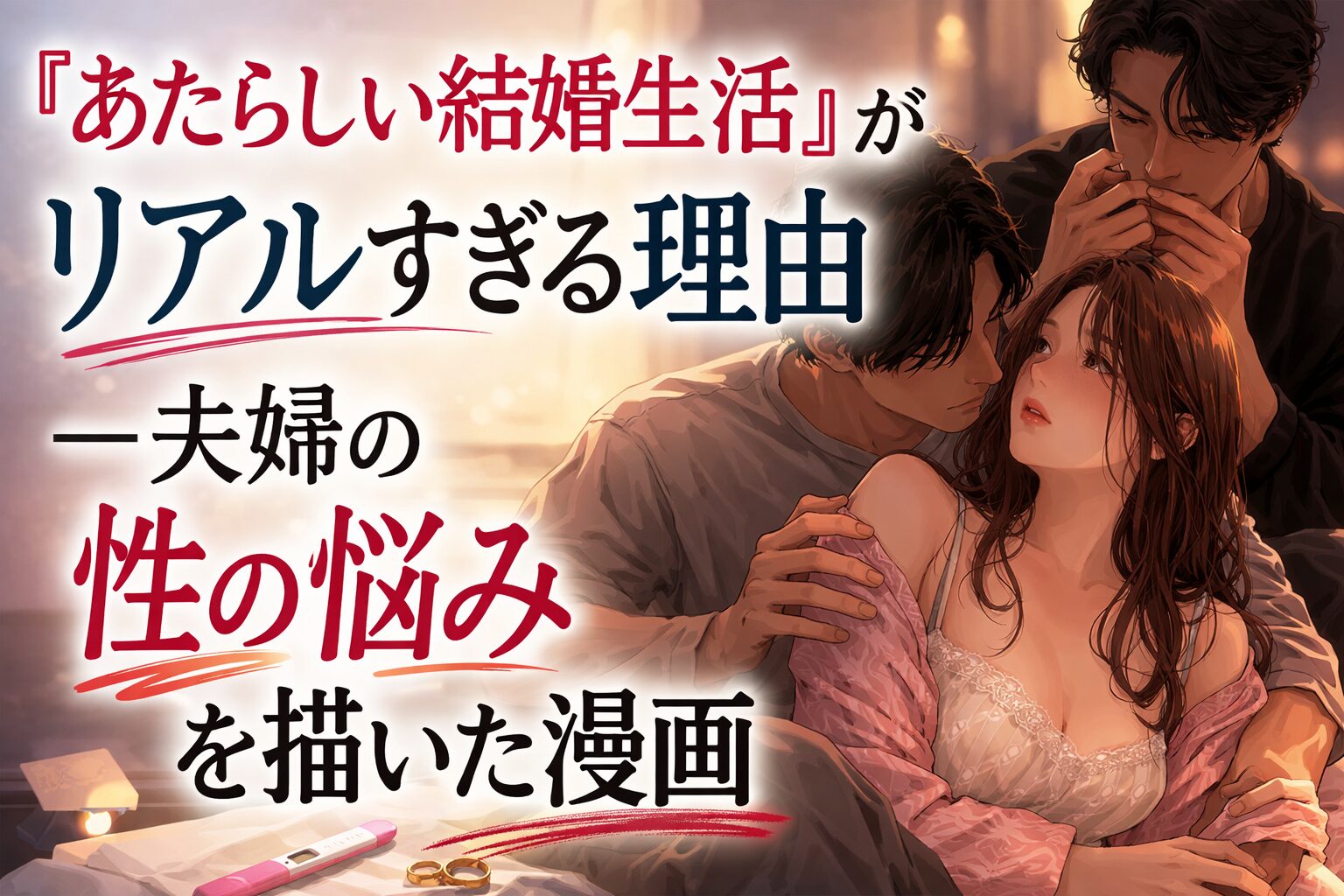 『あたらしい結婚生活』がリアルすぎる理由｜夫婦の性の悩みを描いた漫画