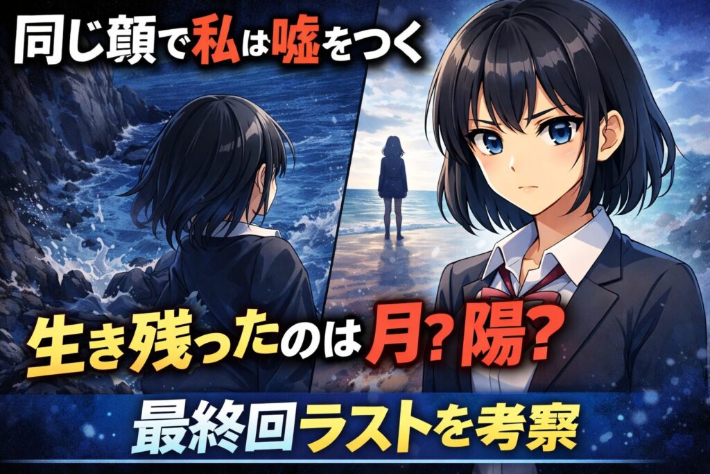 「同じ顔で私は嘘をつく」生き残ったのは月？陽？最終回ラストを考察