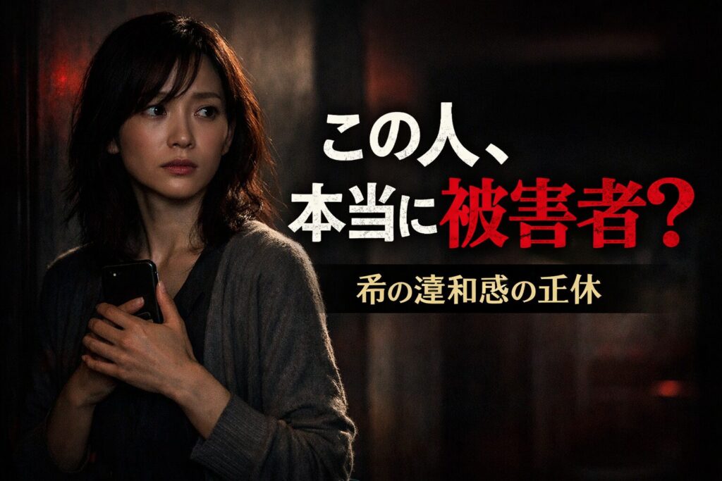 【赤い隣人】希は被害者？子ども連れ去り疑惑と違和感の正体を考察