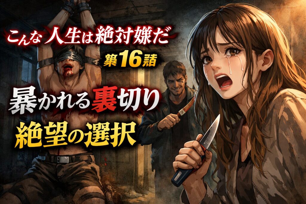 こんな人生は絶対嫌だ16話ネタバレ廃ビルで明かされる裏切りの真実