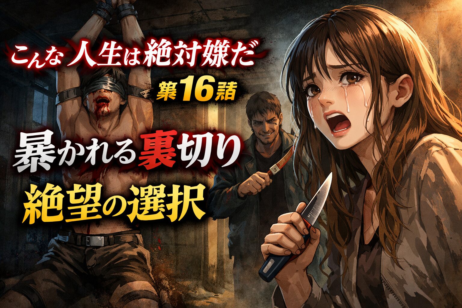 こんな人生は絶対嫌だ16話ネタバレ廃ビルで明かされる裏切りの真実