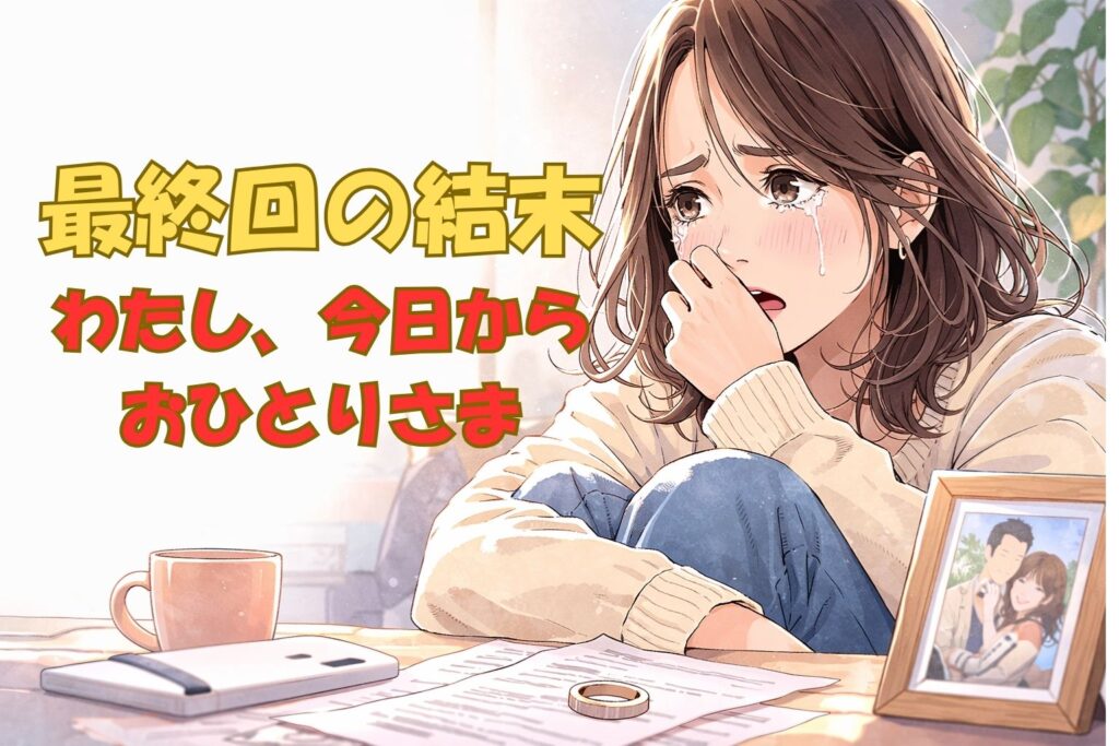 「わたし、今日からおひとりさま」ネタバレ最終回！結末まであらすじまとめ
